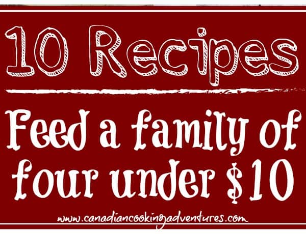 Feed a family of four for under $10