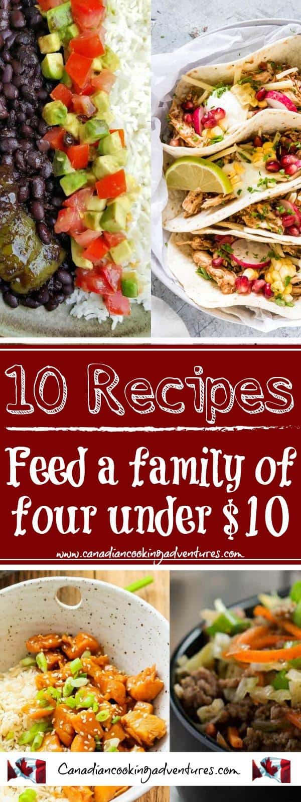 Feed a family of four for under $10