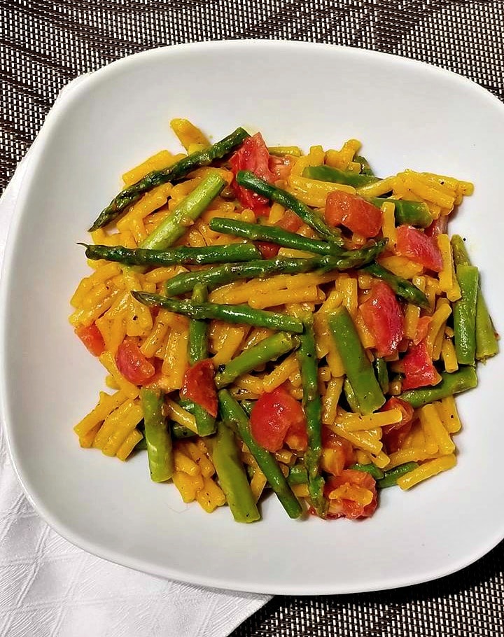 Asparagus Mac and Cheese