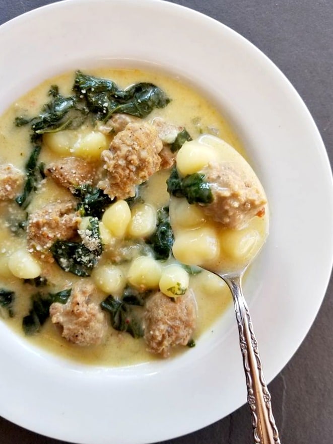 Sausage Gnocchi Soup