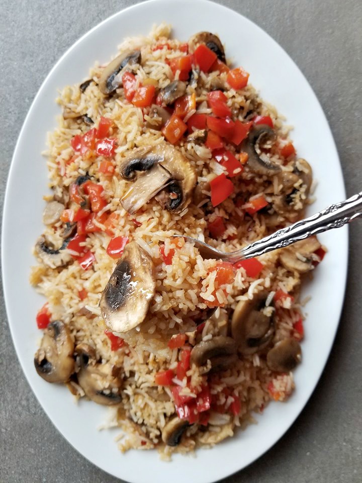 Chinese Mushroom Fried Rice