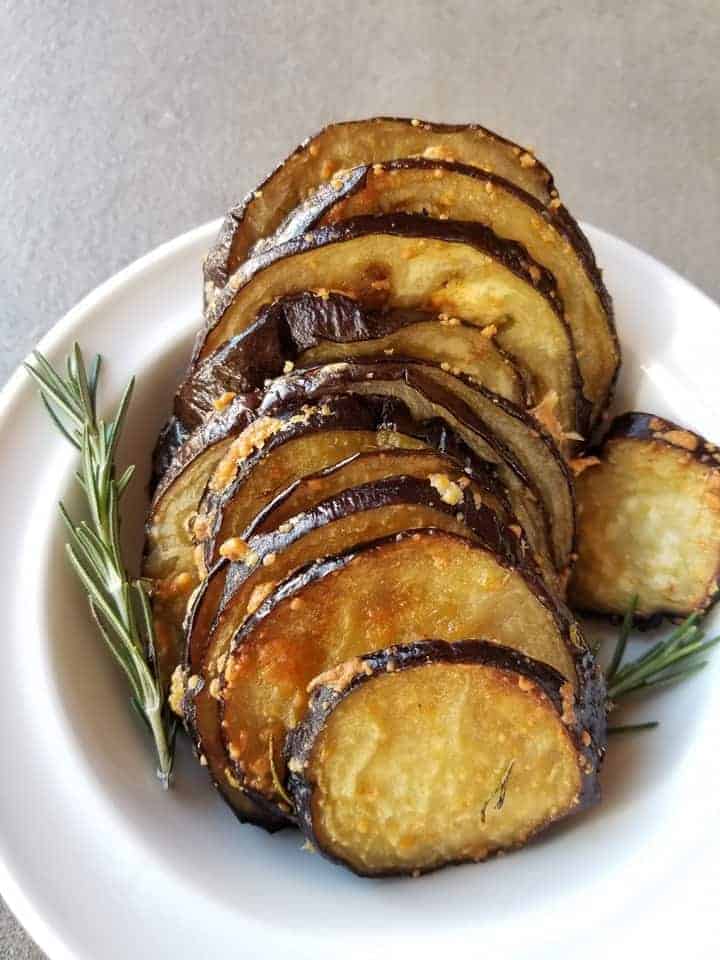 Air Fryer Eggplant Chips