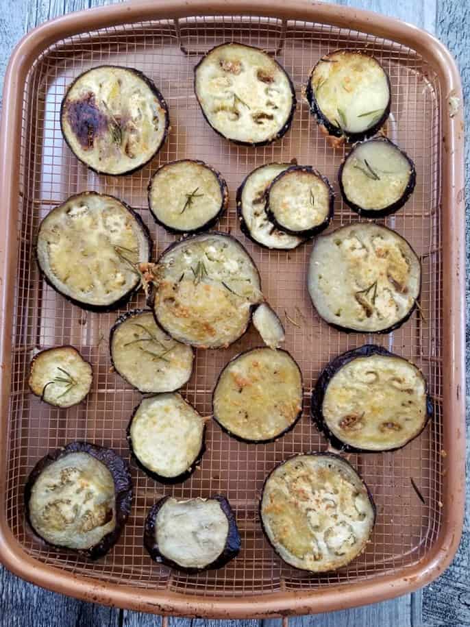 Air Fryer Eggplant Chips