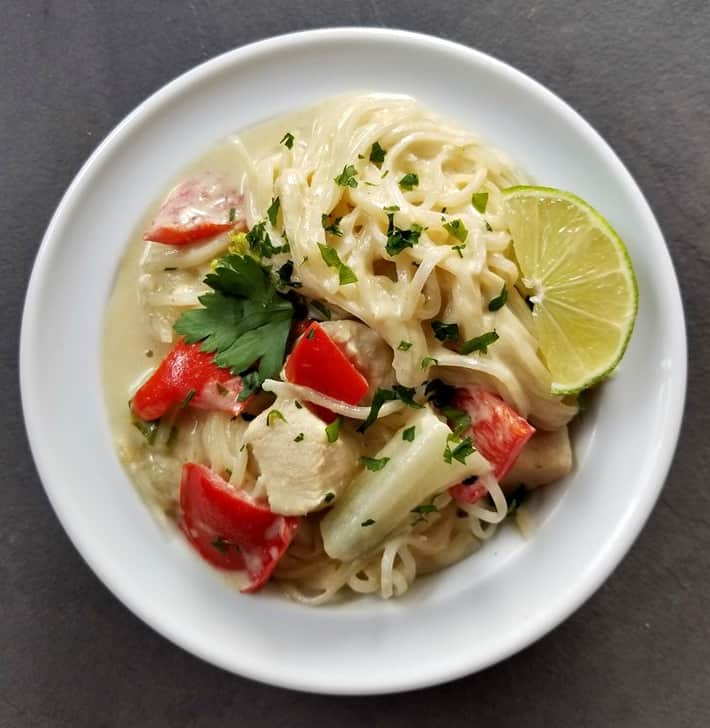 Thai Green Curry Noodles