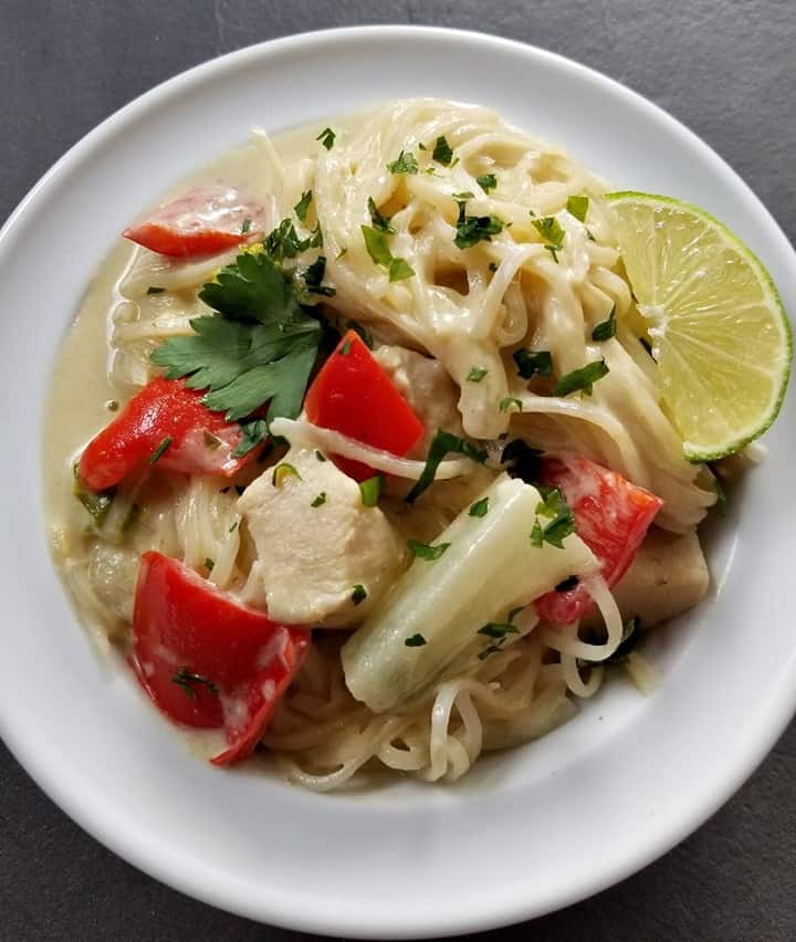 Thai Green Curry Noodles