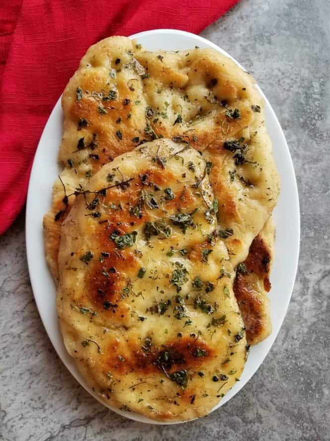 garlic naan bread