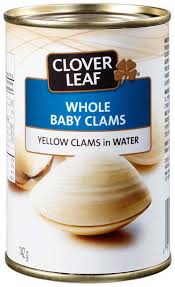 canned clams