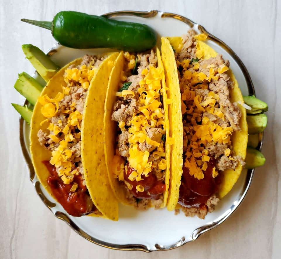 Healthy Ground Turkey tacos