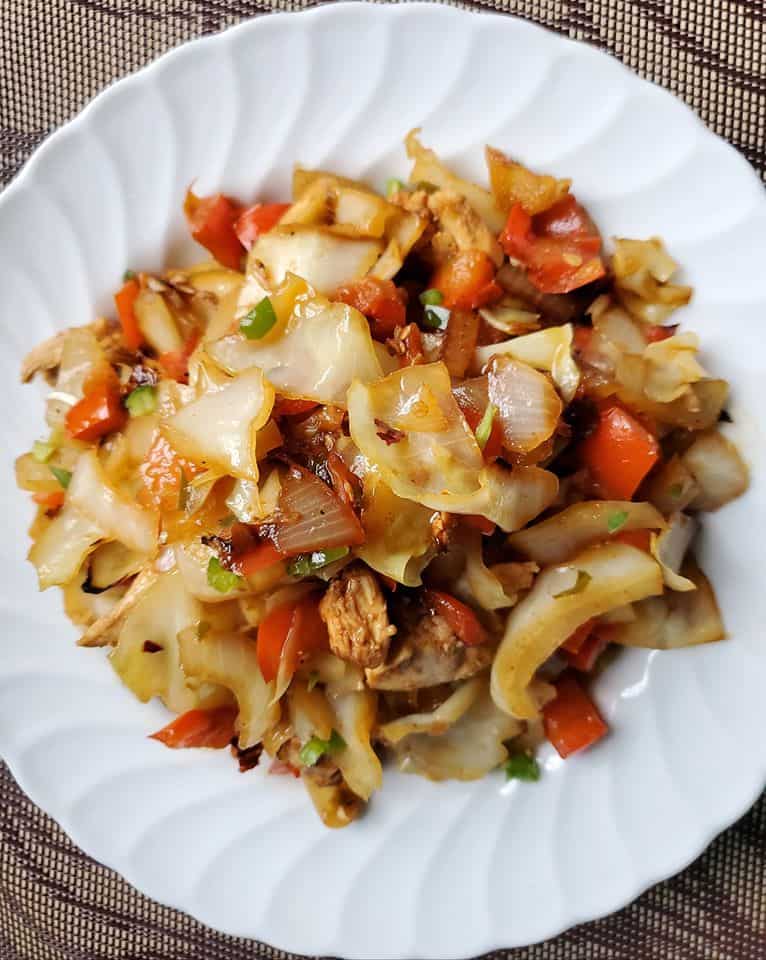 Chinese Chicken Cabbage Stir Fry