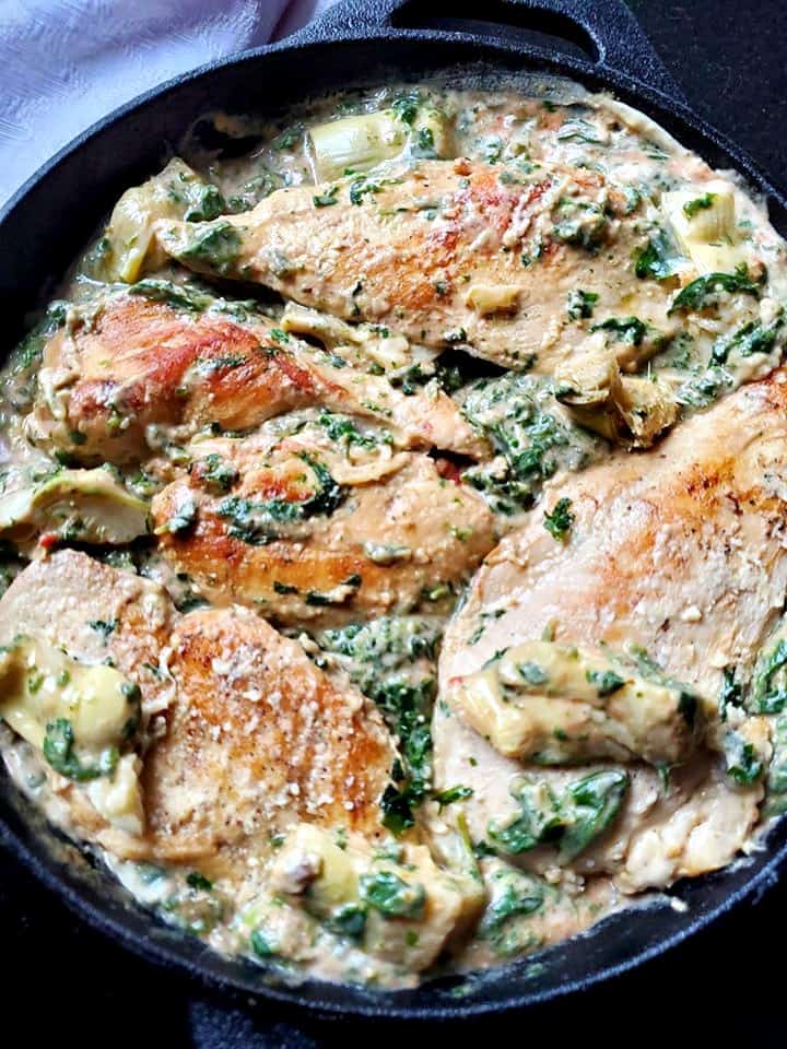 Chicken with artichokes Recipe 