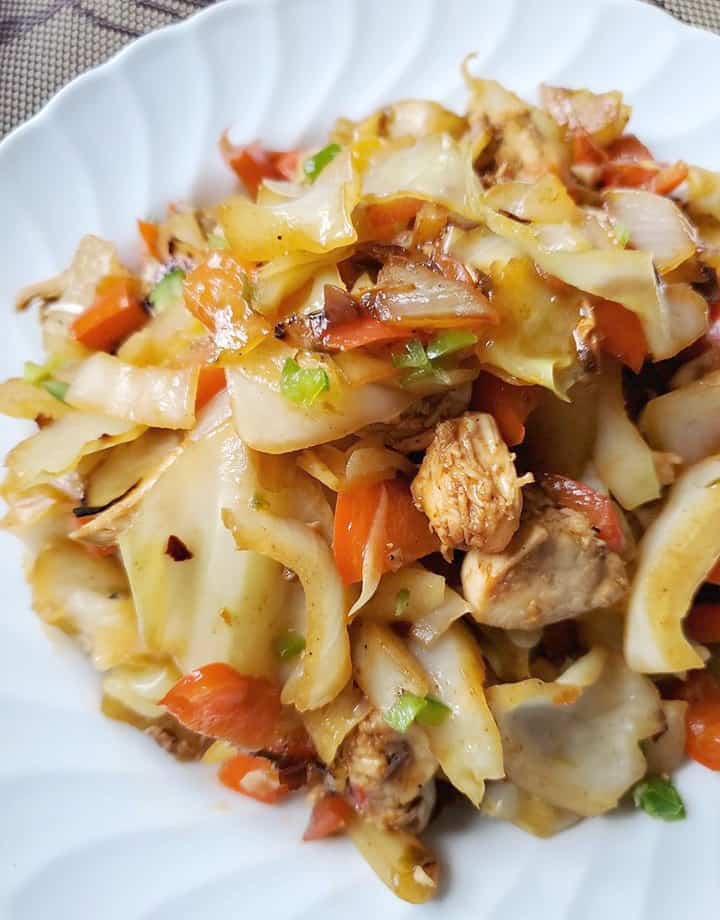 Chinese Chicken Cabbage Stir fry