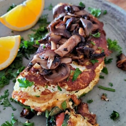 Healthy Mushroom Omelette
