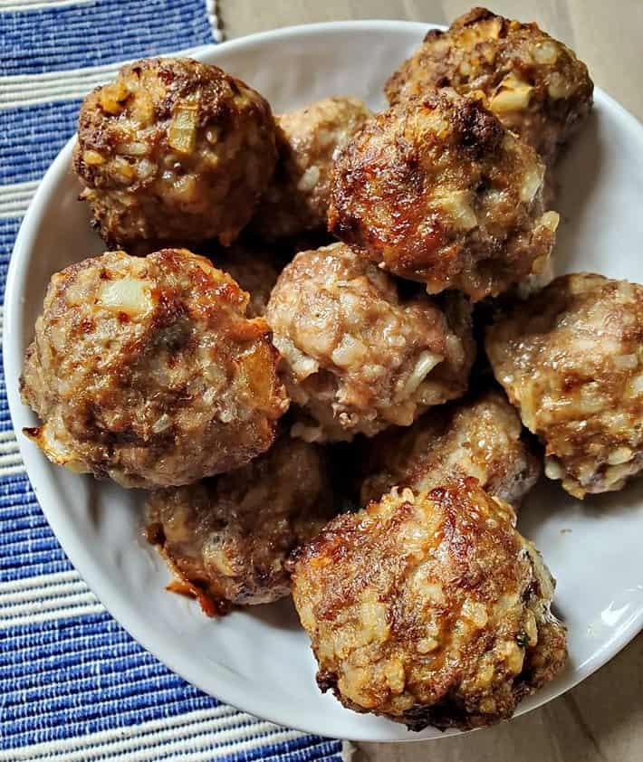 Easy Air Fryer Meatballs