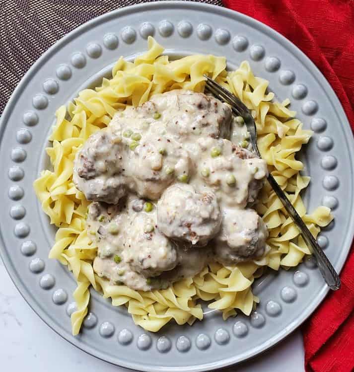 Easy Meatball Stroganoff