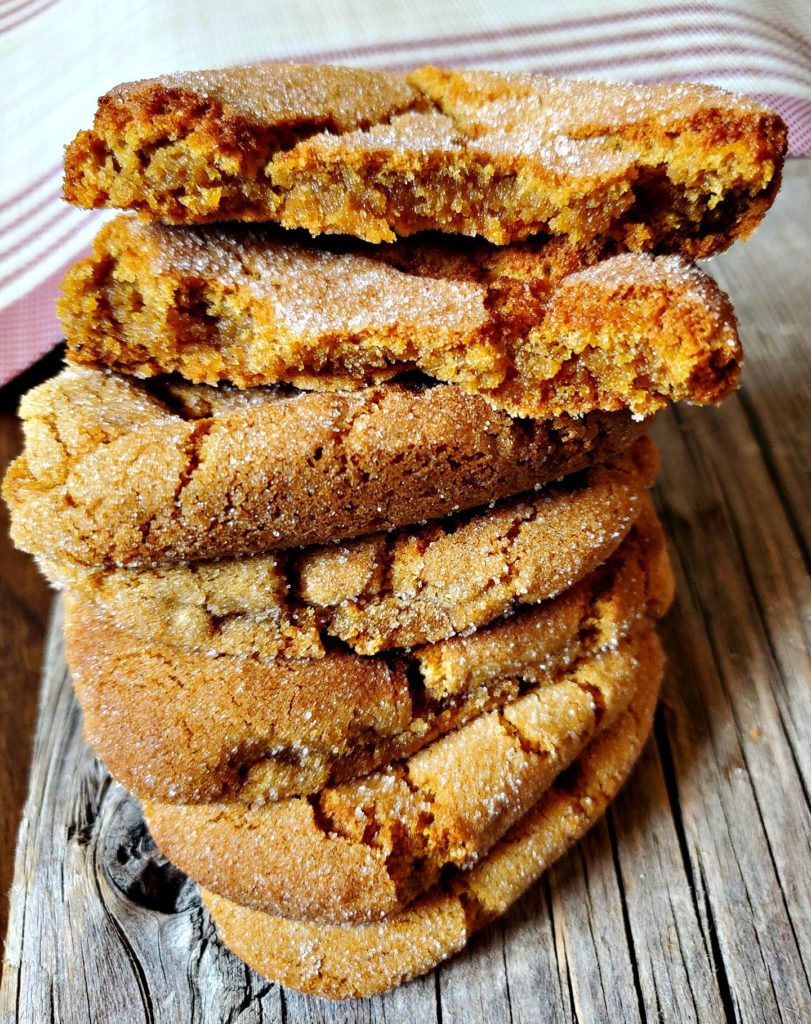 These Air Fryer Ginger Snap Cookies are chewy on the inside and crispy on the outside. They are made with a few important ingredients that really make these cookies amazing!