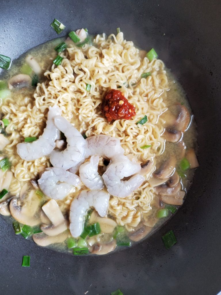 how to make shrimp ramen noodles