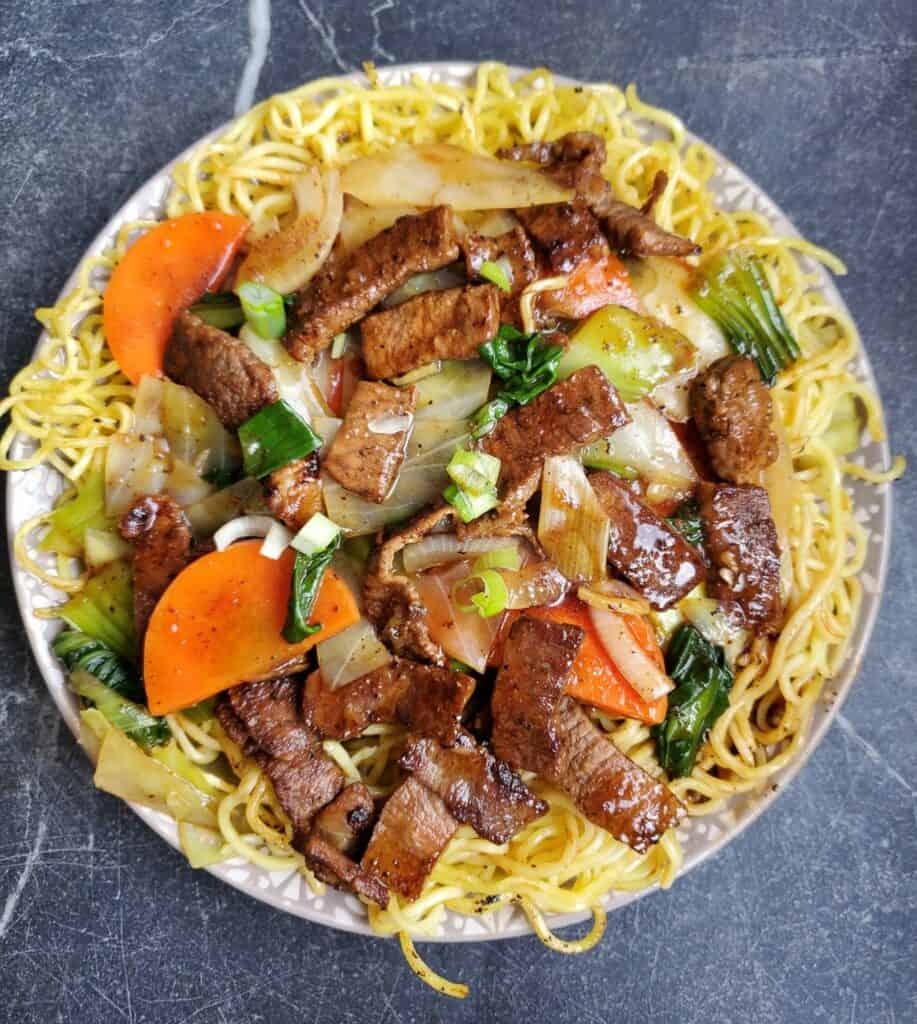 Healthy Beef Chow Mein recipe 