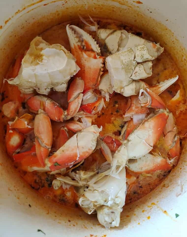 Making Dungeness Crab Recipe