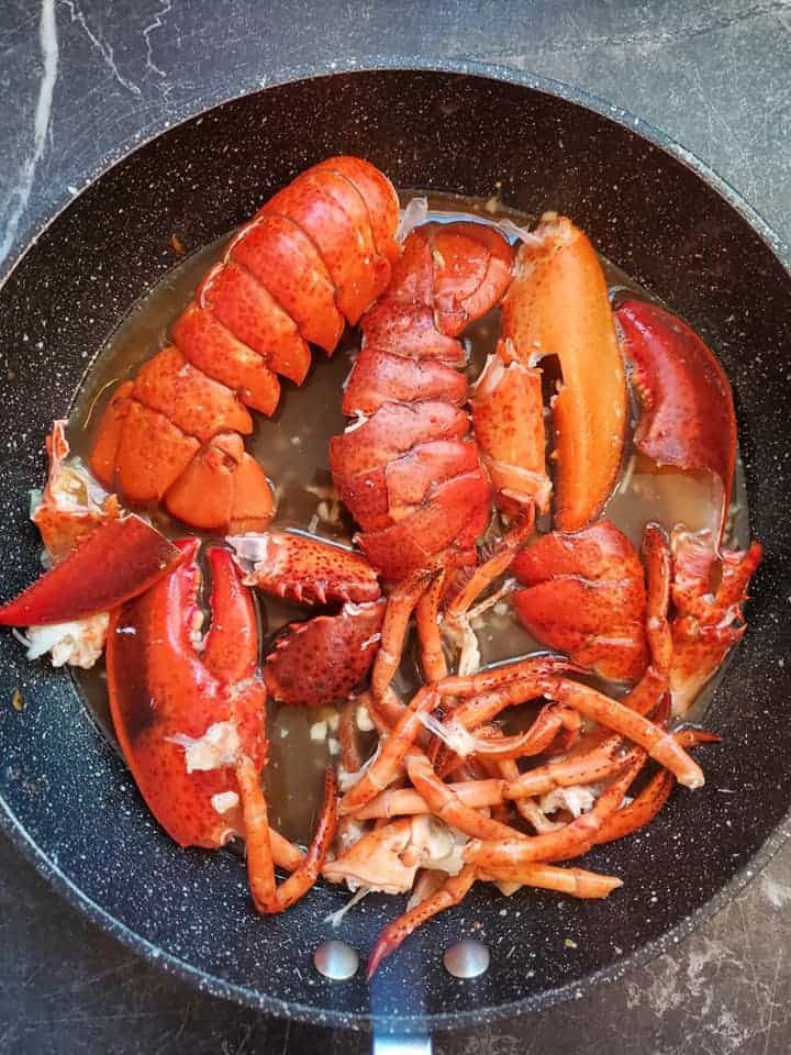 MAKING THE LOBSTER SAUCE