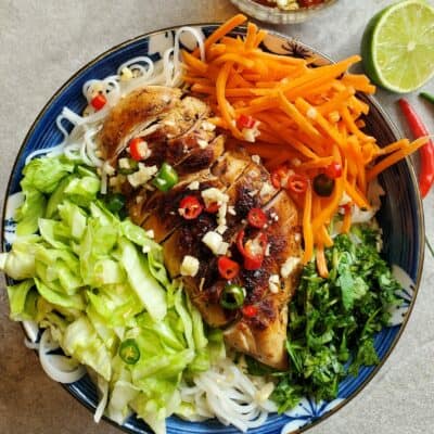 Vietnamese Chicken Vermicelli Noodle Salad