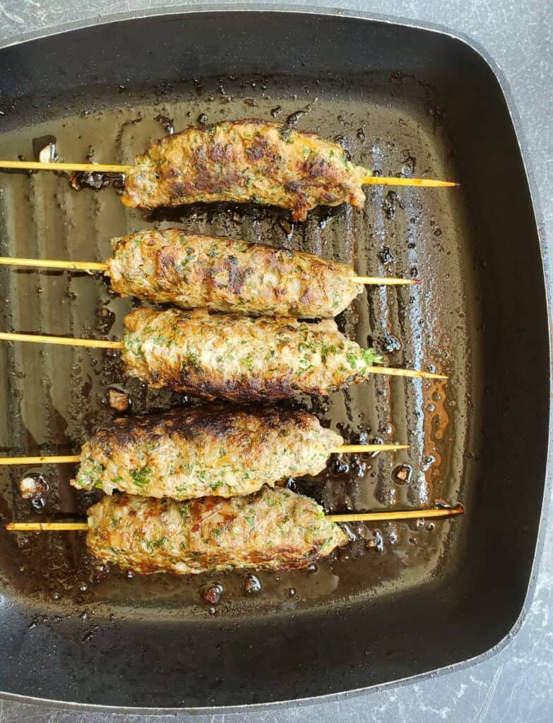 These Lamb Koftas are super simple to make and very traditional in Lebanese cuisine. They are made with ground lamb, fresh parsley, onions and seasonings. 