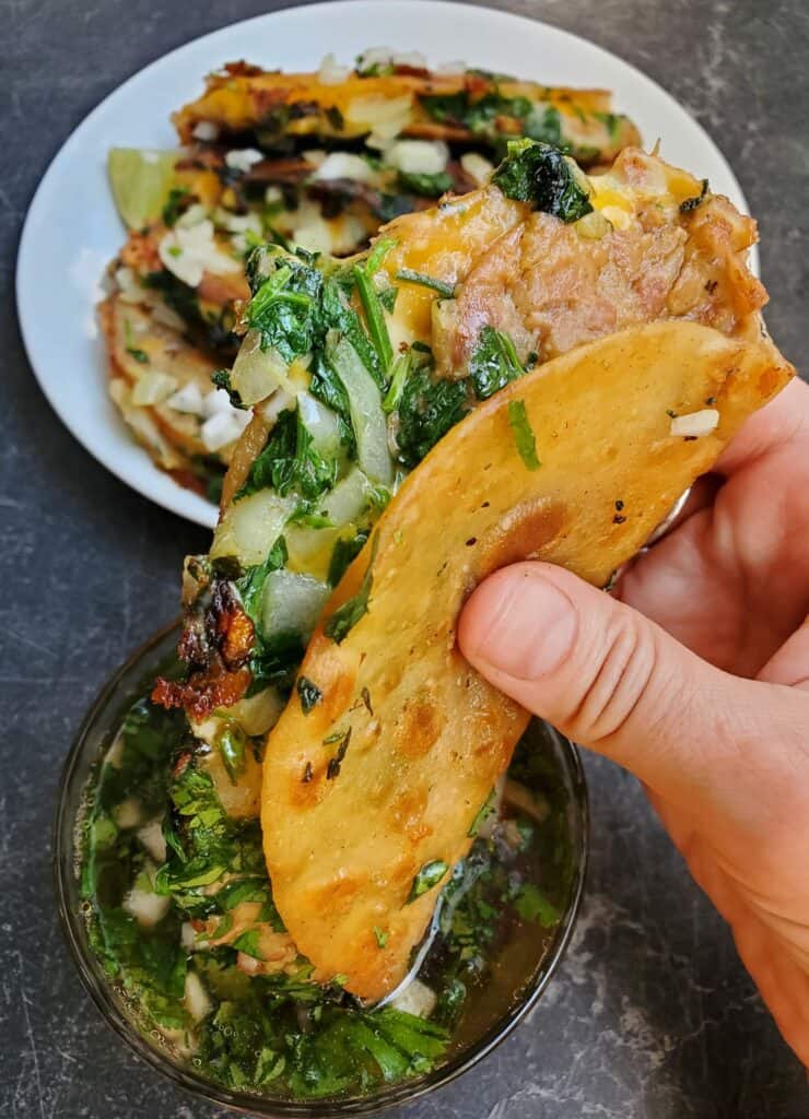 Vegetarian Birria Tacos