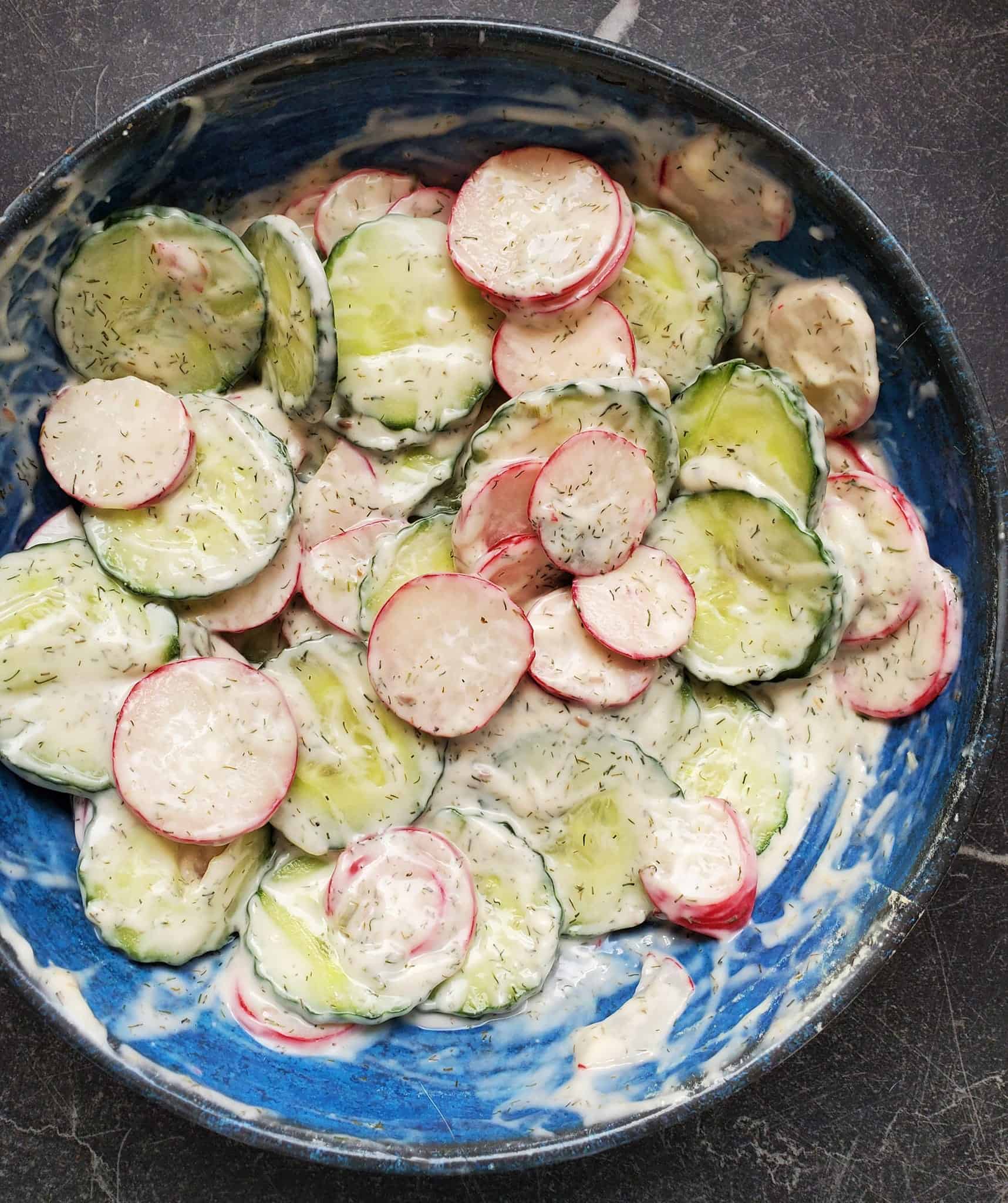 Cucumber Dill Radish Salad