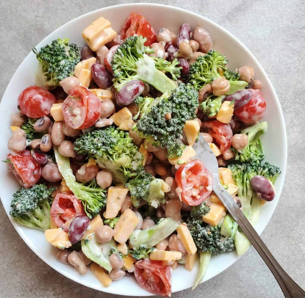 3 bean broccoli salad recipe