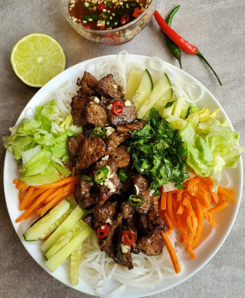 Vietnamese Beef Vermicelli Salad