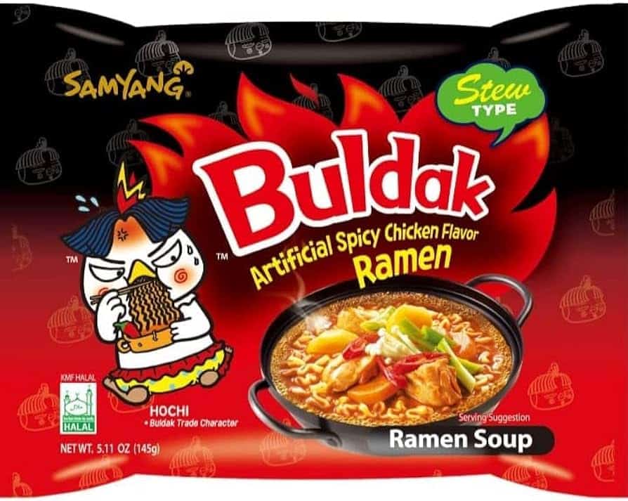 What are Spicy Buldak Ramen Noodles
